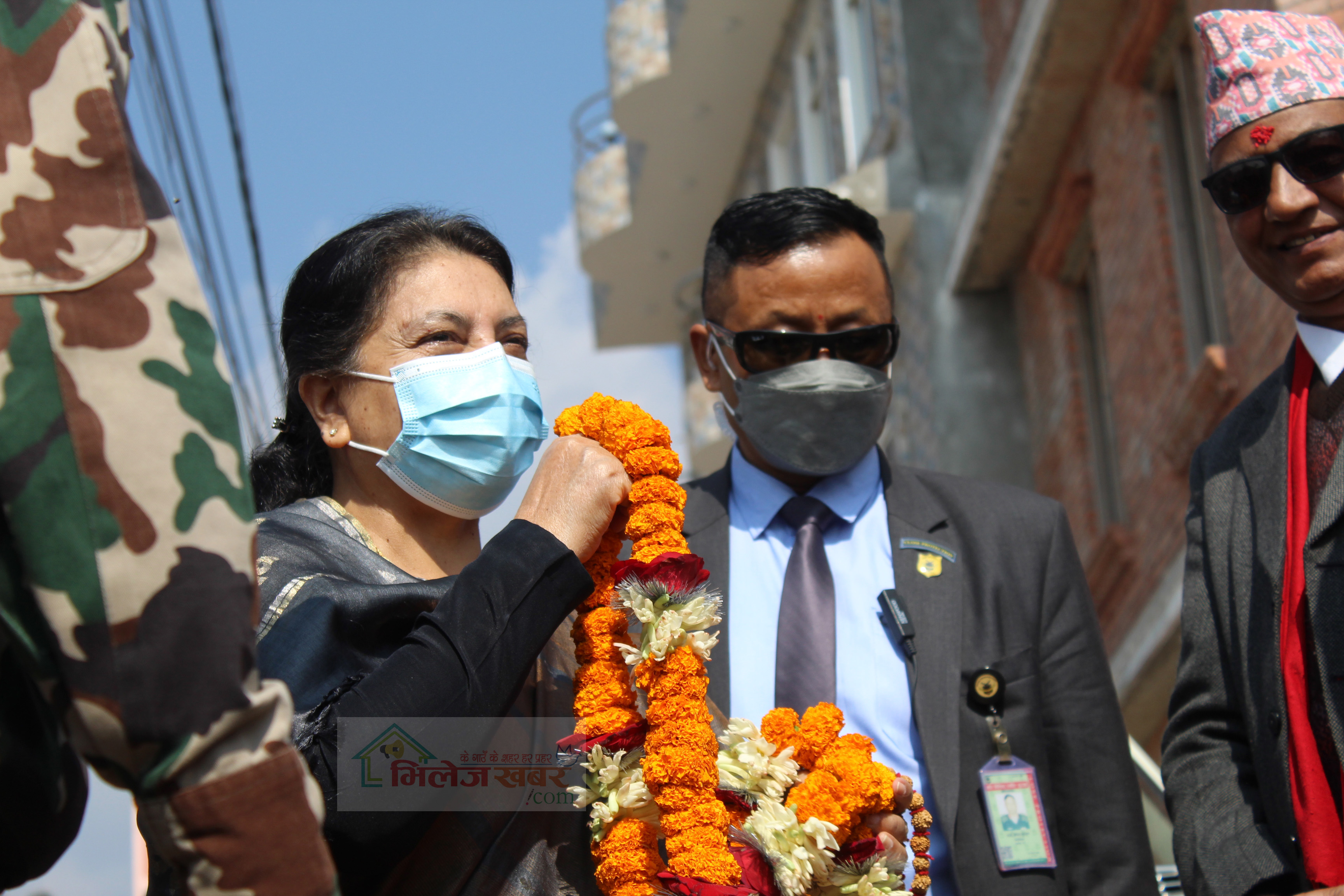 राष्ट्रपति भण्डारीद्वारा बिहीबार पहिलो पटक दोलखा भीमेश्वरको दर्शन 