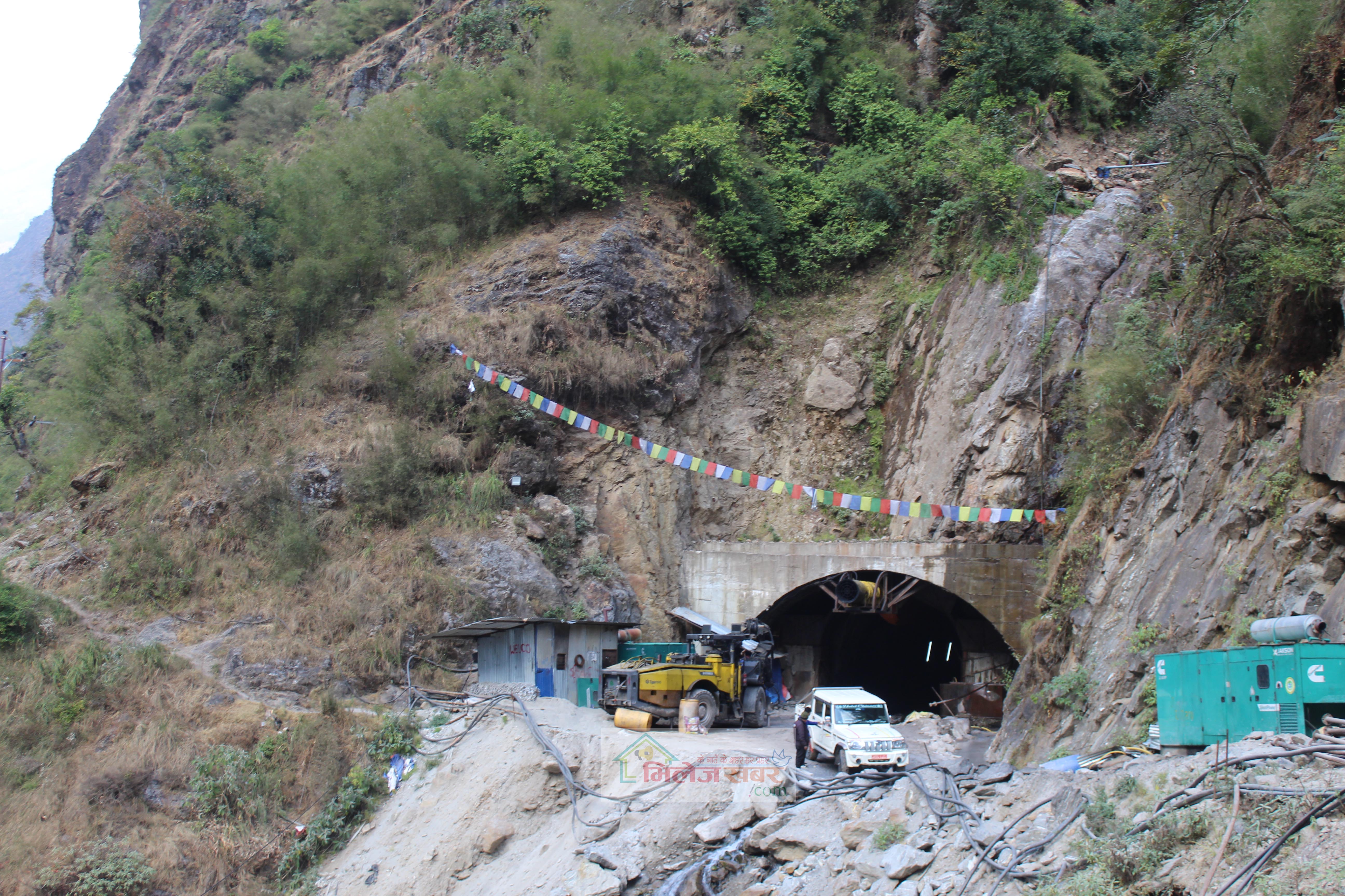 लामाबगर–लप्ची सुरुङ निर्माण अन्तिम चरणमा